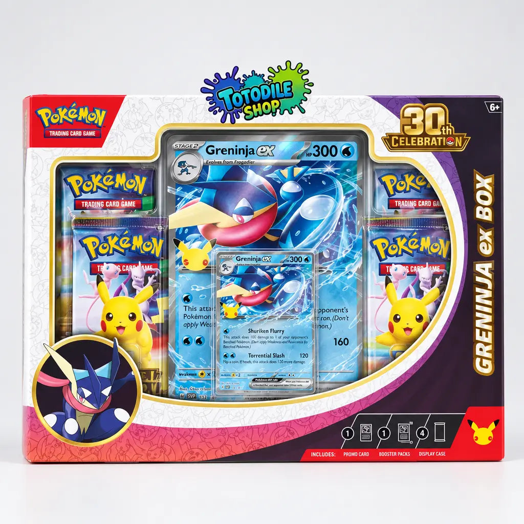 Caja sellada de Pokémon TCG 30th Celebration GrenNinja ex en inglés